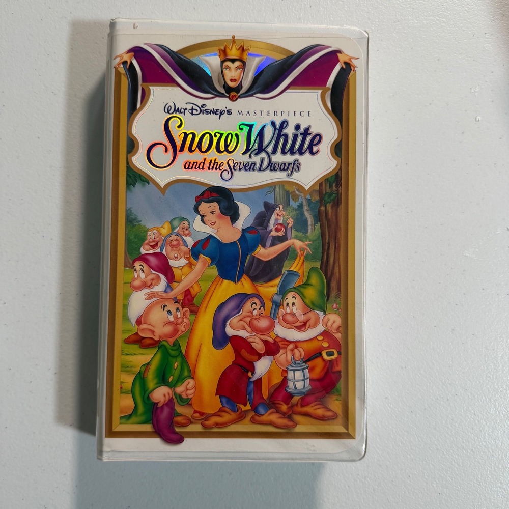 Snow White and the Seven Dwarfs VHS Walt Disney Masterpiece Collection 1524